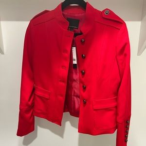 Banana Republic red jacket/blazer with detailed buttons